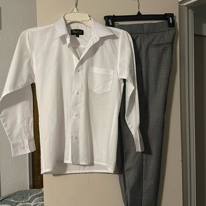 Rafael boys, dress shirt and pants worn once.